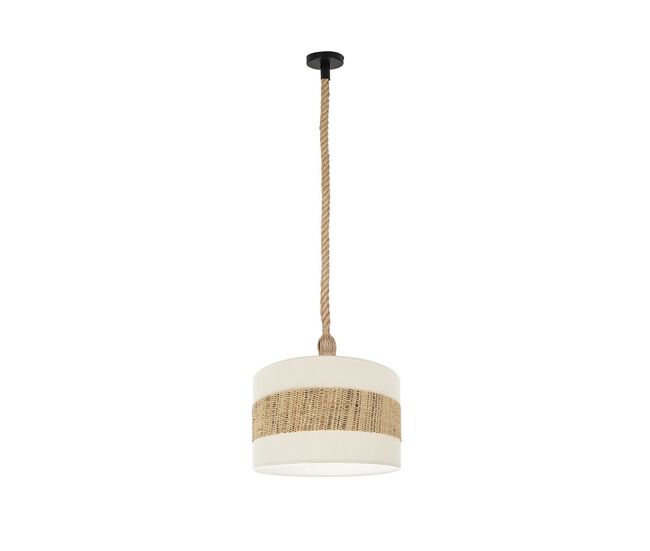Lampara de techo metal color blanco serie nicaragua 40cm