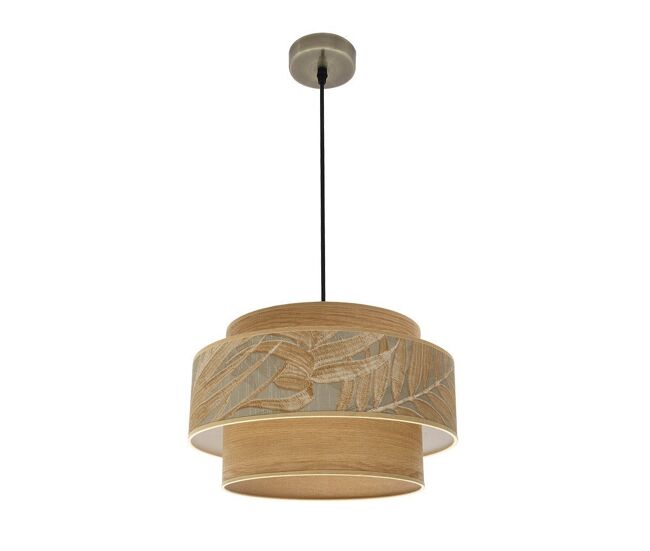 Lampara de techo metal color dorado serie samoa 40cm