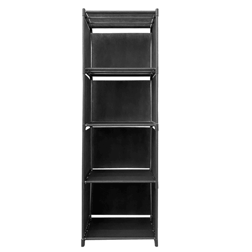 Prateleira de Organização 5 Pisos PVC e Tecido Nyana Home 125x41x29 cm