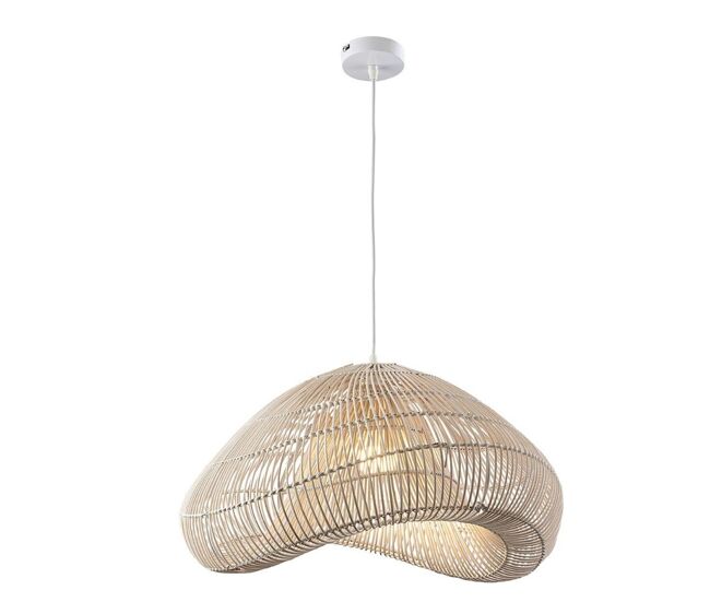 Lampara de techo metal color blanco serie sabah 54cm
