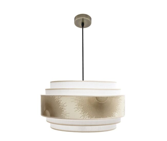 Lampara de techo metal color dorado serie nepal 50cm