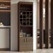 Mueble Bar kava espresso en melamina con Estante Mueble Bar kava espresso en melamina con Estante Marrón