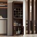 Mueble Bar kava espresso en melamina con Estante Mueble Bar kava espresso en melamina con Estante Marrón