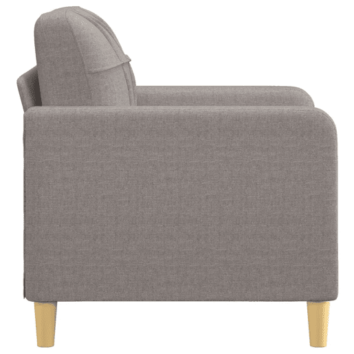 vidaXL Poltrona tecido 60 cm cinzento-acastanhado vidaXL Poltrona tecido 60 cm cinzento-acastanhado
