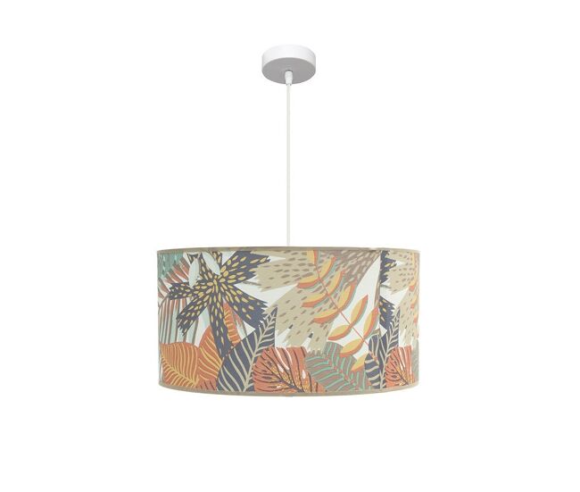 Lampara de techo metal color blanco serie etiopia 50cm