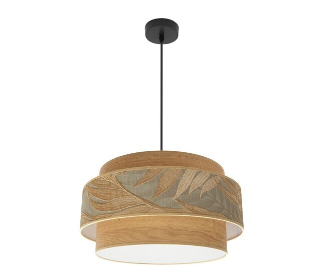 Lampara de techo metal color negro serie samoa 50cm