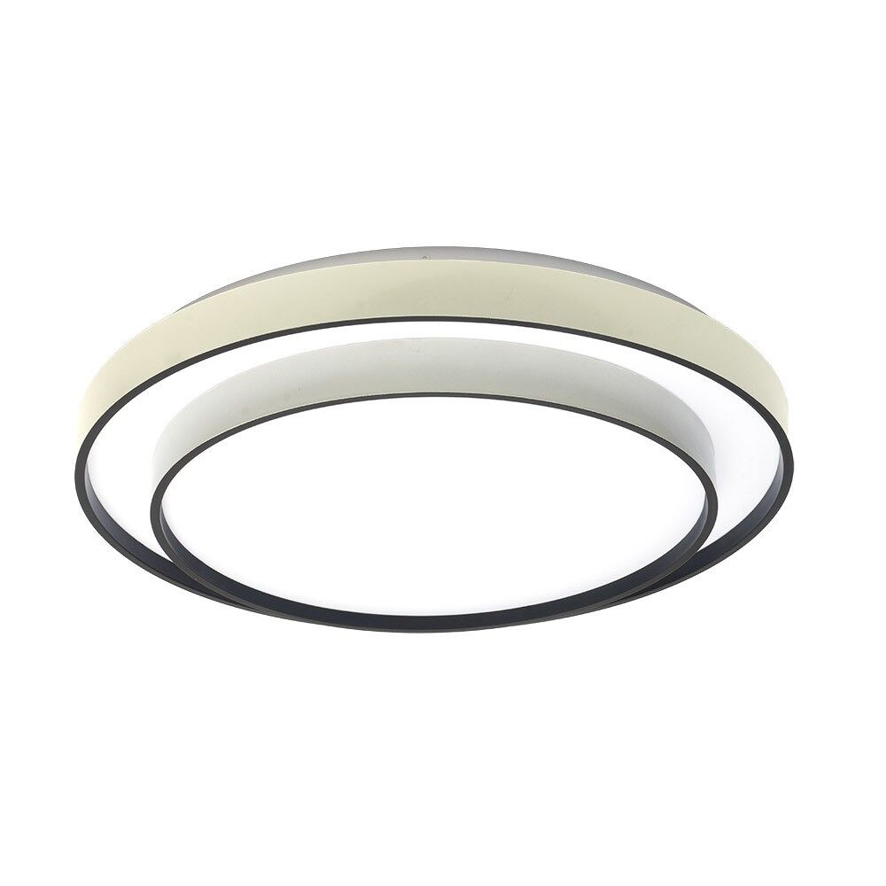 Plafon de techo metal color blanco serie fana 50cm
