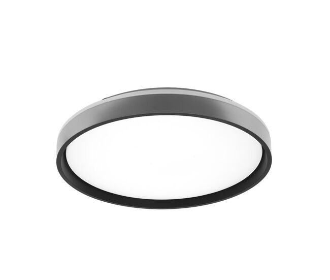 Plafon de techo metal color negro serie morgan 50cm
