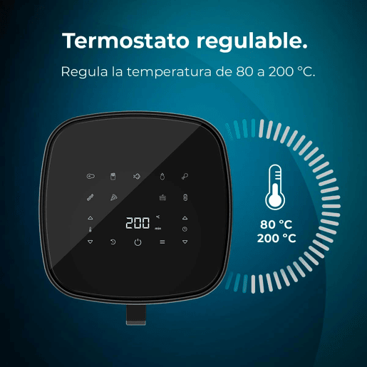 Cecotec Fritadeira dietética digital de 1500 W com 5,5 l de capacidade.