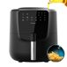 Freidora de aire Cecotec Cecofry Rain 55L 1550W 7 niveles de coc Freidora de aire Cecotec Cecofry Rain 55L 1550W 7 niveles de coc Negro