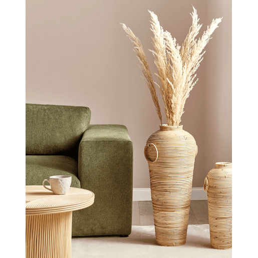 Jarro decorativo ELATIA Rattan 70 cm Natural