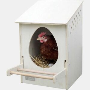 Ninho Kerbl Branco Madeira 51 x 34 x 53 cm Galinha