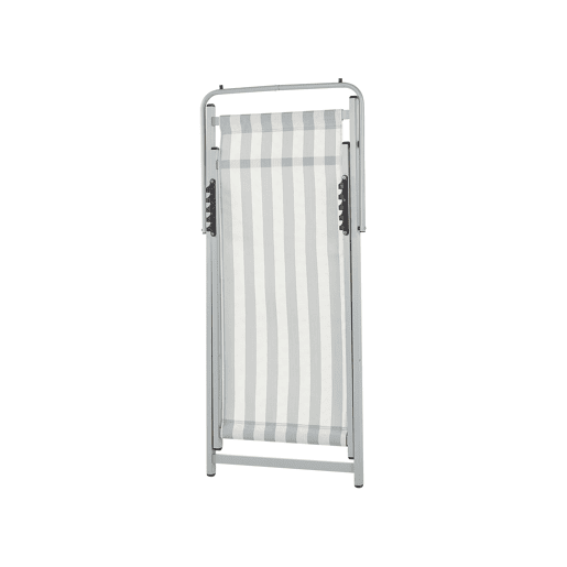 Cadeira de praia dobrável LOCRI II Metal Cinzento claro
