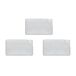 Conjunto de 3 Almohadas Infantiles Transpirables en Tejido de Bambú Conjunto de 3 Almohadas Infantiles Transpirables en Tejido de Bambú Blanco