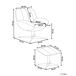 Beliani Sillón LIA Beliani Sillón LIA Beige
