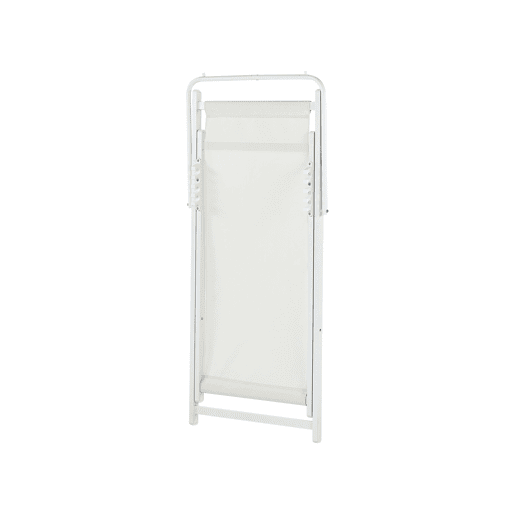 Cadeira de praia dobrável LOCRI II Metal Creme claro
