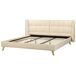 Beliani Cama Terciopelo SENLIS 254x220 Beliani Cama Terciopelo SENLIS 254x220 Beige
