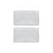 Conjunto de 2 Almohadas Infantiles Transpirables en Tejido de Bambú Conjunto de 2 Almohadas Infantiles Transpirables en Tejido de Bambú Blanco