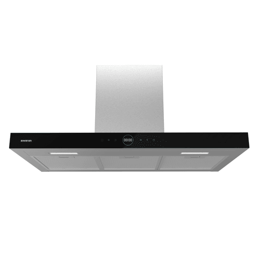 Exaustor INFINITON CMPT-A90I - Aço inoxidável, 90cm, 800m³h, 250W, T invertido, Comando manual