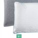 Almohada Viscoelástica Carbono Activo Tejido Frío 75x34 Almohada Viscoelástica Carbono Activo Tejido Frío 75x34 Blanco/ Gris