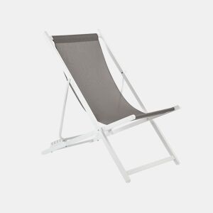 Cadeira de praia dobrável LOCRI II Metal Cinzento