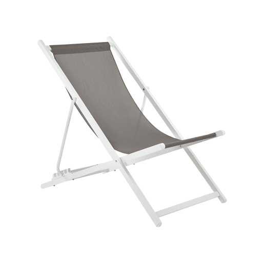 Cadeira de praia dobrável LOCRI II Metal Cinzento