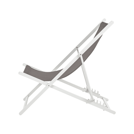 Cadeira de praia dobrável LOCRI II Metal Cinzento