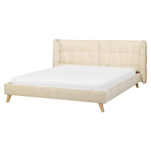 Beliani Cama Veludo SENLIS Beliani Cama Veludo SENLIS