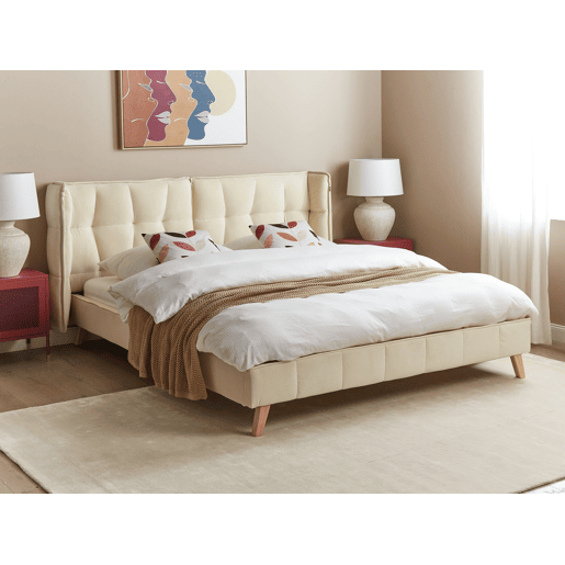 Beliani Cama Veludo SENLIS Beliani Cama Veludo SENLIS