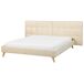 Beliani Cama Terciopelo SENLIS 234x220 Beliani Cama Terciopelo SENLIS 234x220 Beige