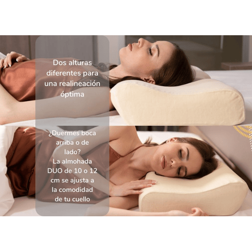 Almofada Ergonômica Cervical DUO PREMIUM com Fronha Refrescante ICE FreshTouch Almofada Ergonômica Cervical DUO PREMIUM com Fronha Refrescante ICE FreshTouch