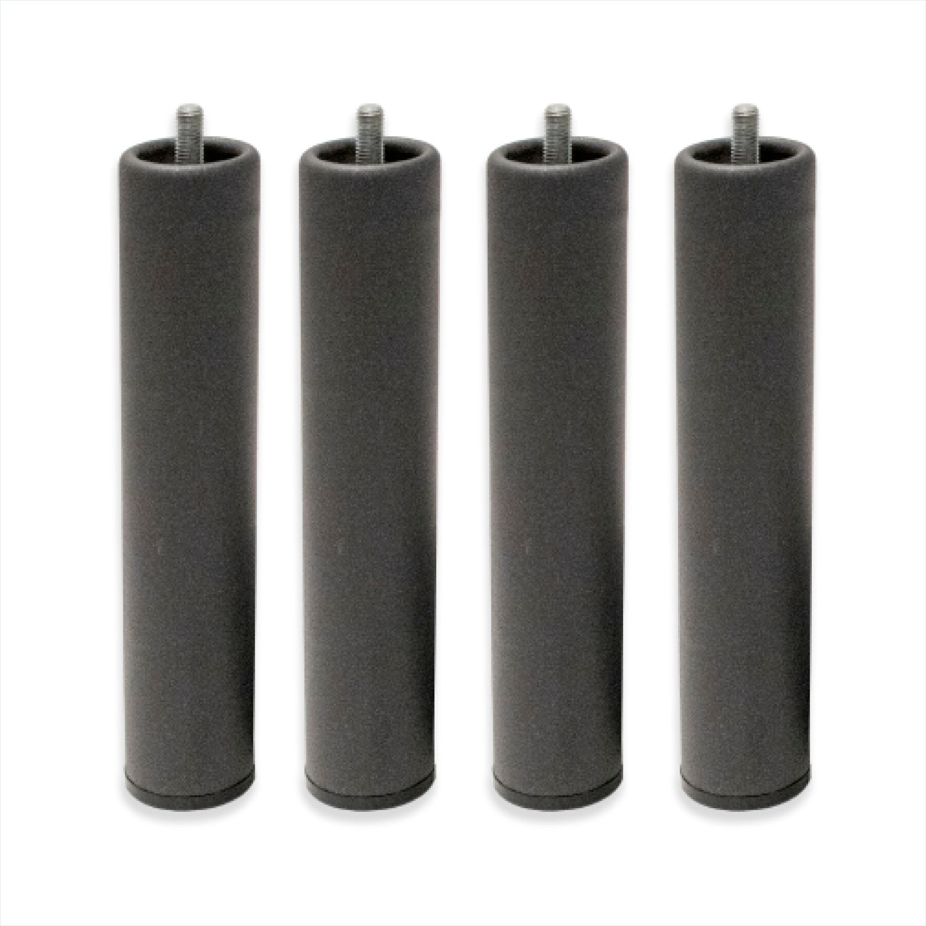 Patas Somier - 4 uds - Patas Redondas Metálicas 40