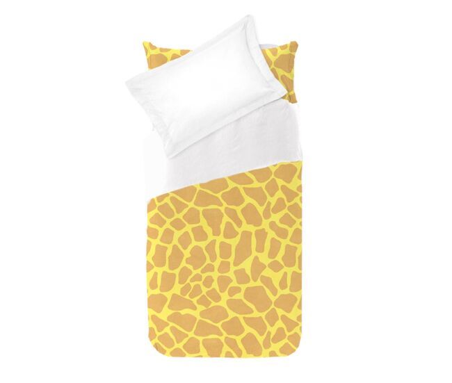 Funda nórdica infantil giraffe giraffe - amarillo - maxicuna (110x140)