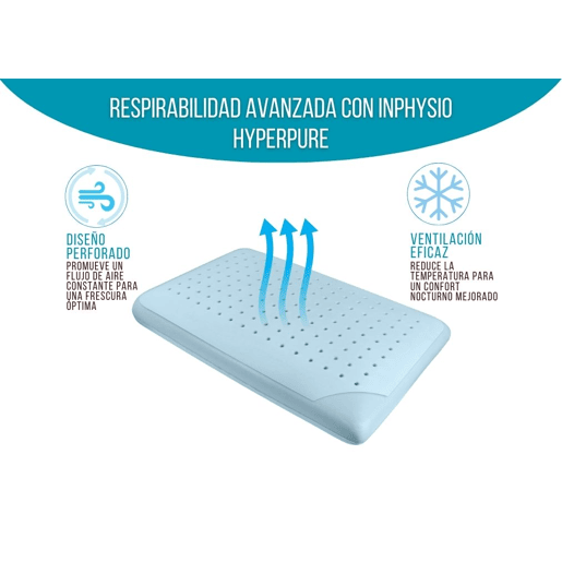 Almofada Refrescante ClimaConfort ICE 60x40 com Gel Infundido, Fronha Termorreguladora de Viscose Respirável