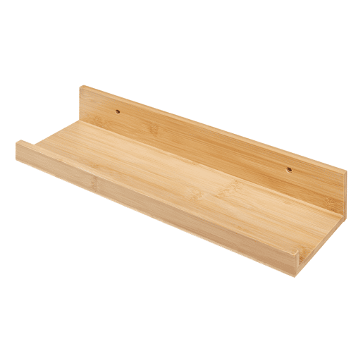 Conjunto de 3 prateleiras flutuantes Gildeskål bamboo 40x13x7cm - Natural en.casa