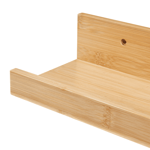 Conjunto de 3 prateleiras flutuantes Gildeskål bamboo 40x13x7cm - Natural en.casa