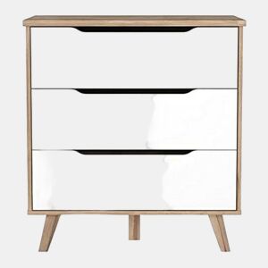 Cómoda Vankka Madeira Eik (80 x 42 x 86,3 cm)