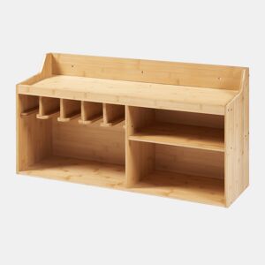 Organizador de ferramentas Gjemnes em bambu 86x25x45cm - Natural en.casa