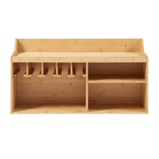 Organizador de ferramentas Gjemnes em bambu 86x25x45cm - Natural en.casa