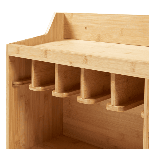 Organizador de ferramentas Gjemnes em bambu 86x25x45cm - Natural en.casa