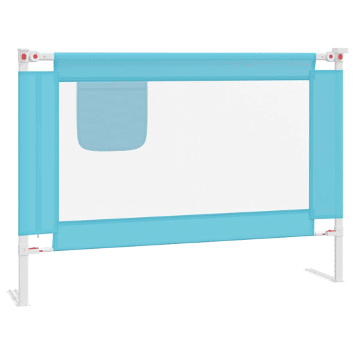 vidaXL Barra de segurança p cama infantil tecido 90x25 cm azul vidaXL Barra de segurança p cama infantil tecido 90x25 cm azul