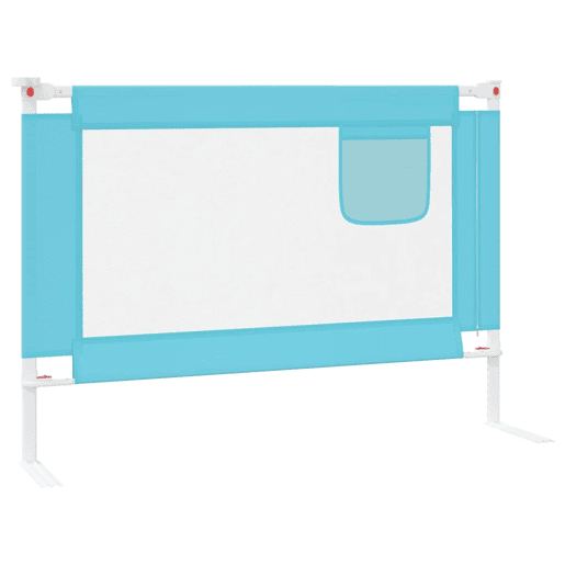 vidaXL Barra de segurança p cama infantil tecido 90x25 cm azul vidaXL Barra de segurança p cama infantil tecido 90x25 cm azul