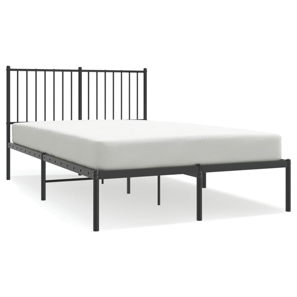Estructura de cama 120x190 Negro