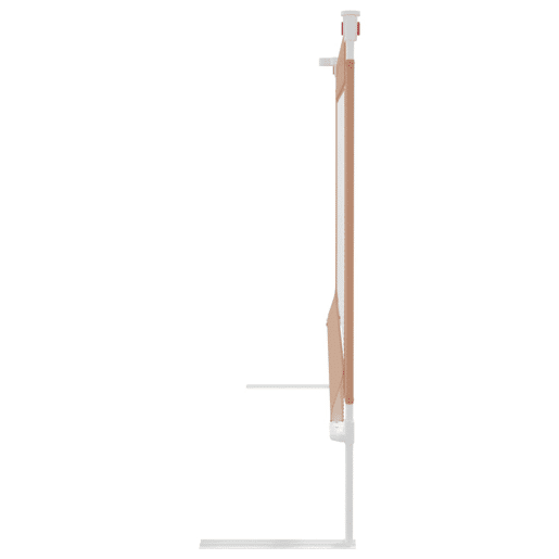 vidaXL Barra segur. p cama infantil tecido 200x25cm cinza-acastanhado vidaXL Barra segur. p cama infantil tecido 200x25cm cinza-acastanhado