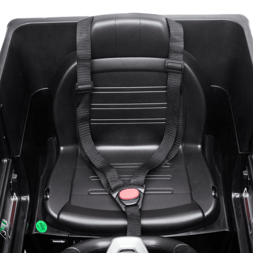 HOMCOM Carro Elétrico para Crianças acima de 3 Anos BENZ G500 Todo-o-Terreno com Bateria 12V Veículo Elétrico com Controlo Remoto Música Buzina Velocidade 3-5 kmh Carga 30 kg Preto
