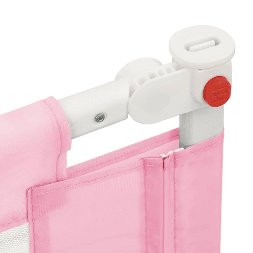 vidaXL Barra de segurança p cama infantil tecido 200x25 cm rosa vidaXL Barra de segurança p cama infantil tecido 200x25 cm rosa