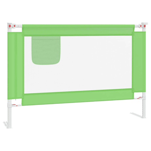 vidaXL Barra de segurança p cama infantil tecido 100x25 cm verde vidaXL Barra de segurança p cama infantil tecido 100x25 cm verde