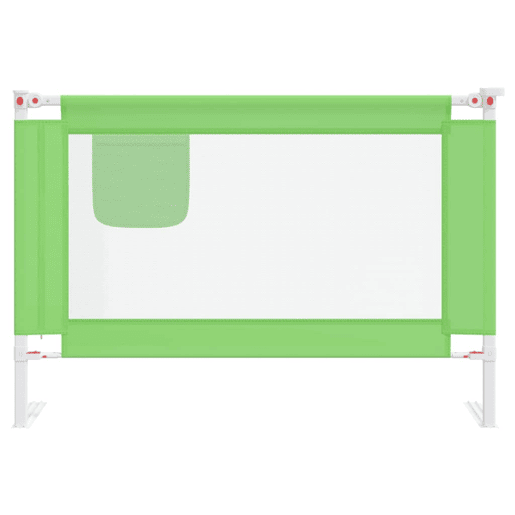 vidaXL Barra de segurança p cama infantil tecido 100x25 cm verde vidaXL Barra de segurança p cama infantil tecido 100x25 cm verde