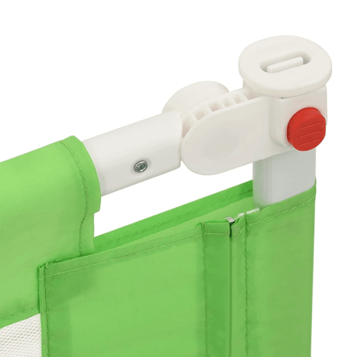 vidaXL Barra de segurança p cama infantil tecido 100x25 cm verde vidaXL Barra de segurança p cama infantil tecido 100x25 cm verde