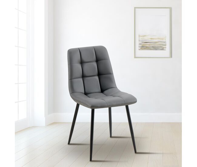 Silla de comedor - Antibes - Simil cuero